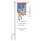 Edge Collections - 13" x 18" - Multicolor - Whimsical Christmas Garden Flag with Fun Dangle Legs - 1 Piece